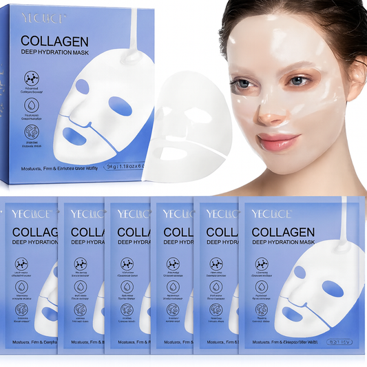 Yecuce Collagen Deep Hydration Mask - Anti-wrinkle- 6 packs