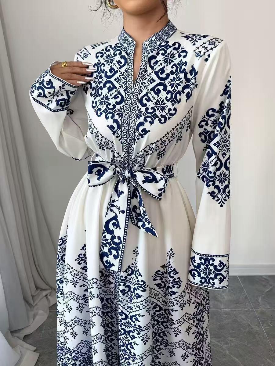 Blue Dynasty Gown