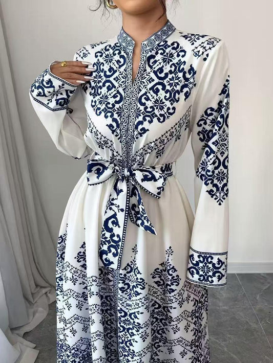 Blue Dynasty Gown
