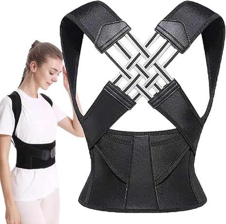 Posture Corrector for Women and Men,Adjustable Shoulder Straightener,Back Support Brace